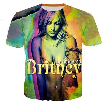 Britney Spears marškinėliai vyrams/moterims 3D spausdinti marškinėliai atsitiktinis Harajuku stiliaus marškinėlius streetwear viršūnes dropshipping