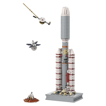 BZB SS 61281 Titan III Raketų Ginklas Žaislas Raketų Paleidimo Huygens Zondas Saturno Berniukas Vaikų Švietimo Žaislas, Gimtadienio, Kalėdų Dovana
