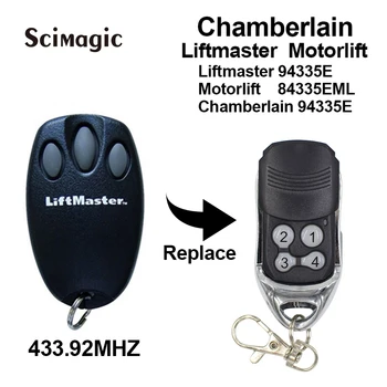 Chamberlain Liftmaster Motorlift 94335E 1A5639-7Garage Durų Nuotolinio Valdymo 433.92 MHz Geležinkelių Kodas Siųstuvas Pakeitimo