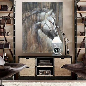 Dažų numeris meno tapybos numeriai Gyvūnų arklių Europos stilius, dekoratyvinis dažymas, suaugusiųjų ranka-dažytos dekompresija