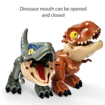 Deformuoti Dinozaurų Žaislas-T-Rex Ir Carnotaurus Ir Dviviečiai Karūna Dragon Modelio Vaikų Žaislai Švietimo Kūrimo Bloką, Žaislai, Dovanos