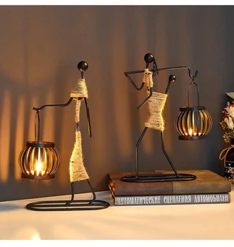 Derliaus Žvakių Laikikliai Namų Puošybai Metalo Modelio Candelabros Dekoratyvinis Kūrybos Žvakidė Šalis Vestuvių Dekoro Priedai