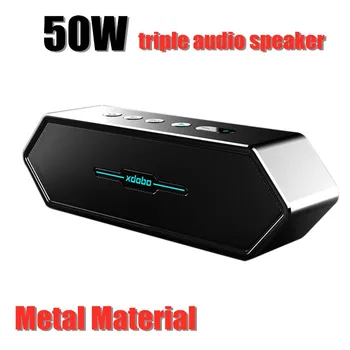 Didelės galios 50W e-sporto žaidimų garsiakalbis žemų dažnių garso kolonėlė 3D erdvinio garso muzikos sistema, centras su 6600mAh didelės talpos