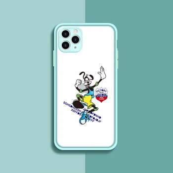 Disney linksmas ir juokingas goofy Telefono dėklas Skirtas Iphone 11 Pro Max 12 MINI XS Max 7 8 Plius XR Skaidrus Matinis galinis Dangtelis