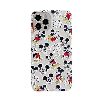 Disney originalas telefono dangtelį iPhone 12 bylą 7 8 se x xs xr 11 11pro 11promax 12 12pro 12promax Mickey Minnie telefono dėklas