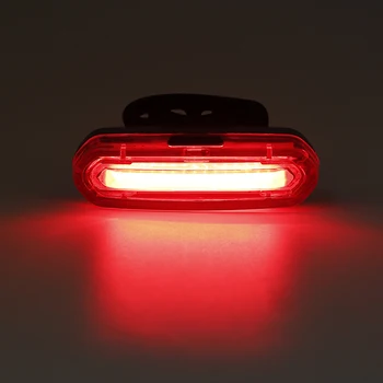 Dviračio Šviesos USB Įkrovimo 5 Režimai Dviračių Užpakaliniai Žibintai LED užpakalinis žibintas Saugos Įspėjimas Dviračių Galiniai Šviesos Dviračių Priedų