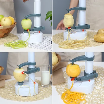Elektros skustukas Vaisių, daržovių skustukas kūrybos namuose daugiafunkcinis automatinė elektrinė bulvių, obuolių, vaisių skustukas Saugos