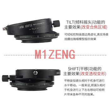 EOS-FX Tilt&Shift adapterio žiedas canon eos ef objektyvo Fujifilm FX XE3/Xpro2/Xa5/X-A7/XA10/XT4 xh1 xt100 xt200 xt30 fotoaparatas