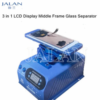 F911-Pro LCD Viduryje Kadro Separatorius Pasvirusios į Kairę Teisę Pašalinti Bezel 360° Sukimosi Šildymo Inframe Seperating Stiklo