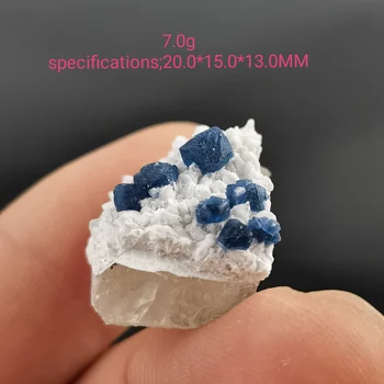 Fiziniai mėginiai jūros mėlyna fluorito iš Vidinės Mongolijos