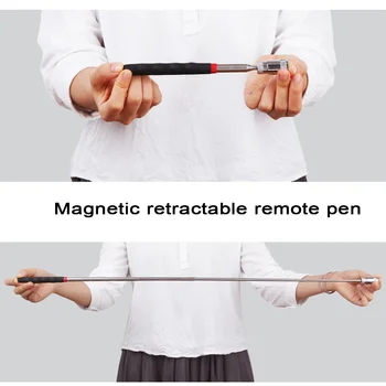 Galingas Teleskopinis Magnetinis Magnetas Pen Patogu Priemonės Talpa Įlaipinami Veržlė Varžtas Ištraukiamas Pikapas Stick Lazdele Nešiojamieji Įrankiai