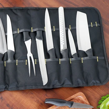 Gamyklos tiesioginio neperšlampamą chef peilis saugojimo krepšys roll virtuvės indų saugojimo krepšys nešiojamų restorane virėjo krepšys