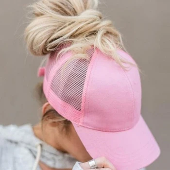 GAOKE 2021 nauji plaukai surišti į uodegą beisbolo kepuraitę vasaros moterų reguliuojamas black hat nepatogus bžūp atsitiktinis medvilnės mergina Snapback akių bžūp