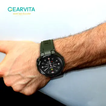 Gearvita K22 Smart Watch Vyrų Sport Fitness BT Skambučio Muzikos Kontroliuoti Širdies susitraukimų Žadintuvas Smartwatch Už 