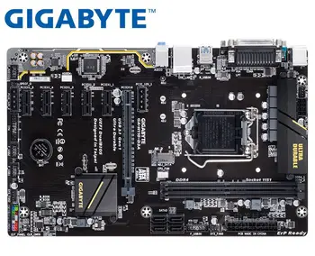 Gigabyte GA-H110-D3A originalus mainbaord LGA 1151 DDR4 USB3.1 USB2.0 32GB H110-D3A NAUDOTI darbastalio plokštė