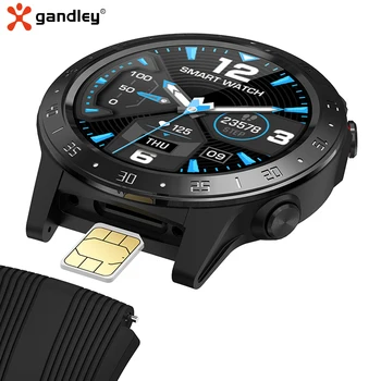 GPS Smartwatch Vyrų M5S Sporto Smart laikrodis Su Sim Kortele 2021Compass Barometras Aukštis Lauko 