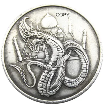 HB(158)JAV Valkata Morgan Doleris Kaukolės Skeletas, Zombie Sidabro Padengtą Kopijuoti Monetas