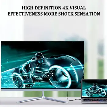 HDMI suderinamus Kabeliai Samsung USB C Tipo C iki 4K Kabelis, HDTV TV Skaitmeninis AV Adapteris, skirtas 