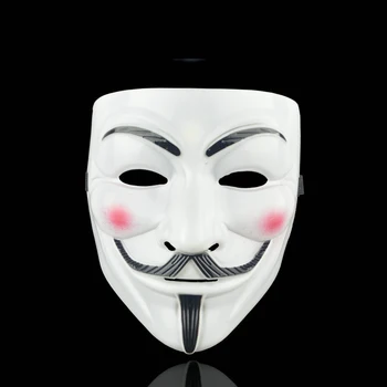 Helovinas Kaukės Cosplay V for Vendetta Hakeris Kaukė Anonimas Guy Fawkes Kalėdų Suaugusiųjų Vaikas Švenčių Maskuotis Filmo Tema-Kaukė