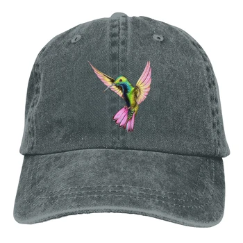 Hummingbird Kepurės Vyrams, Moterims, Reguliuojamas Saulės Skrybėlės Derliaus Sunkvežimio vairuotojas Hat
