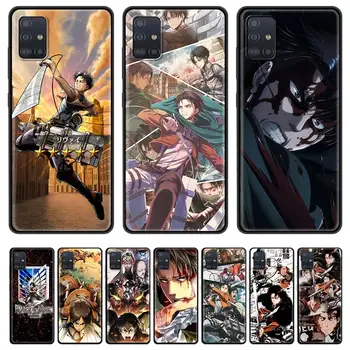 Išpuolis Titan Anime Atveju, Samsung Galaxy A51 A71 A21s A31 A41 A11 M31 M30s A12 Funda A32 M51 A01 A42 TPU Telefono Dangtelį Coque