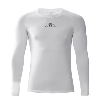 J1714 -fitneso Treniruotės vyrams trumpomis rankovėmis marškinėliai vyrams šilumos raumenų kultūrizmo dėvėti suspaudimo Elastinga Slim naudotis drabužiai