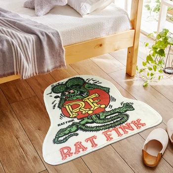 Japonija Žiurkės Fink Namuose Kilimas kilimas miegamajame Ratfink kilimėlis tapis caroset flanelė Prieškambario Anti-Slip tappeto kilimai kambarį