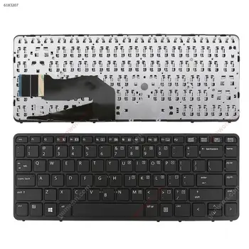 JAV Naujų Pakeitimo Klaviatūra HP EliteBook 840 G1 850 G1 840 G2 850 G2 Nešiojamas Juodas NR. Apšvietimu Žymiklį NR.