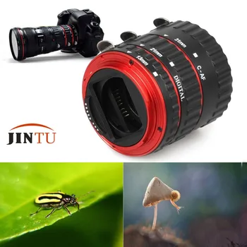 JINTU Auto Focus Macro Extension Tube Canon EF-S Objektyvas Canon 7D 90D 1000D 5D 5D II III 450D 550D 650D 750D T5i T4i T3i