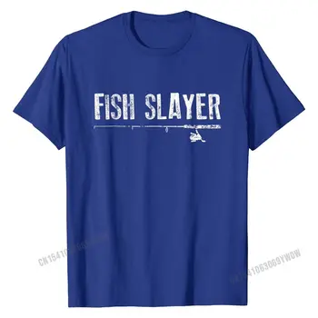 Juokingi Žvejybos Marškinėliai Žuvų Slayer Tėvo Diena Dovanos Įrengtas Atsitiktinis T Marškinėliai Medvilnės Vyrų Topai Marškinėliai Atsitiktinis