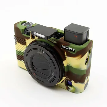 Kamera Minkšto Silikono Raštas ant Odos Atveju, Sony RX100 M3 M4 M5 Mark III/IV/V