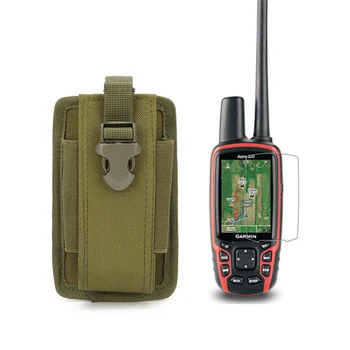 Karinis Taktinis Dėklas Nešiojamų Saugojimo Atveju + Screen Protector Shield Plėvelę Handheld GPS Garmin Astro 320 430 Alpha 50