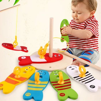 Karšto Montessori Skaitmeninis Žvejybos Skiltyje Mediniai Žaislai Vaikams Juokingi Žvejybos Žaislai Kūdikiams, Vaikams, Anksti Švietimo Žaislai, Gimtadienio Dovana