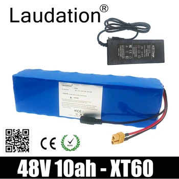 Laudation 48V 13S 3P 10Ah 500W Li-Ion Baterija, Tinka 48V Elektrinis Dviratis Su 15A BMS XT60 integruota Ličio Baterija