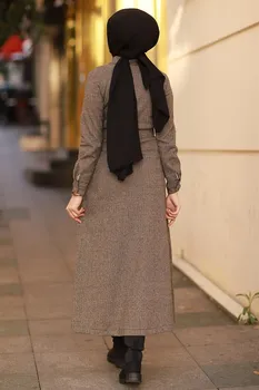 Laužtuvas Modelis Hijab Žaliojo Musulmonų Tranšėjos Paltai Kaftan Caftan Abaja Bigsize Musulmonų Moterys Turkija Dubajus Ferace 2021
