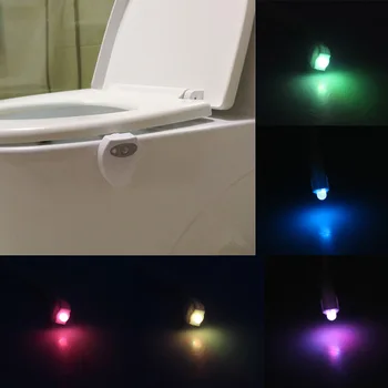 LED unitazo Naktį Šviesos USB Lempa Su Judesio Aktyvuota Sėdynės Jutiklis atsparus Vandeniui Vonios GHS99