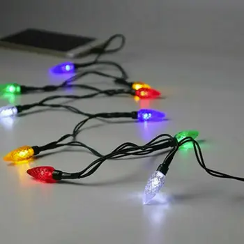 Linksmų Kalėdų Šviesos diodų (Led) USB Kabelis Dci Įkroviklio Laidą 