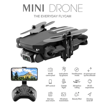 LSRC Drone 4k Dual-Camera WiFi FPV Drone, Aukštis-Sąsiuvinis, Begalvis Režimas Vienu Mygtuko paspaudimu kilimo Ir Tūpimo Rc Quadcopter Dron