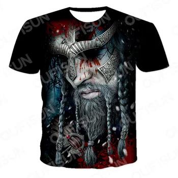 Mados Kaukolė Spausdinti marškinėliai Vyrams 3D T Shirts Hip-Hop trumpomis Rankovėmis Viršūnes Vasaros Apvalios Kaklo Marškinėlius Mados Atsitiktinis Vyrų Tees Drabužiai