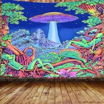 Magic Mushroom Indijos Mandala Gobelenas Sienos Kabo Bohemijos Čigonų Psichodelinio Tapiz Raganavimas Namų Dekoro