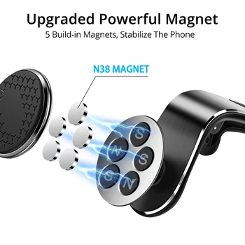 Magnetinio Automobilinis Telefono Laikiklis Iphone11 Universalus Oro Išleidimo Metalo Magnetinių Navigacija, Automobilinis Laikiklis 360 Laipsnių Sukimosi