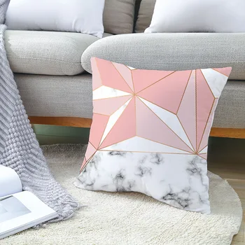 Marmuro geometrinis spausdinimo aikštėje pagalvės užvalkalą custom automobilių pagalvėlė sofos pagalvės užvalkalą minkštumo padengti pagalvė