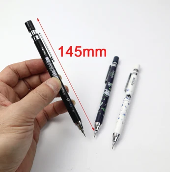 Mechaninis Pieštukas 0,5 mm, HB Aukštos Kokybės Automatiniai Pieštukai Profesionalių Tapybos, Rašymo Reikmenys 3 pieštukai 3 pieštukų šerdelės