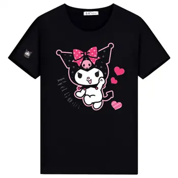 Medvilnės Originalus Juoda Saldus Lolita Girl marškinėliai Moteris Studentų korėjos Prarasti Vasaros 2021 Kuromied Tees Marškinėlius Atsitiktinis Jk Drabužiai