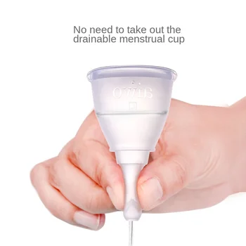 Menstruacinis Puodelis Naujas Sulankstomas Medicininio Silikono Moteriškos Higienos Laikotarpį Taurės Kovos su šoniniais Nutekėjimo Saugos Lady Cup Makšties Priežiūros Daugkartinio naudojimo