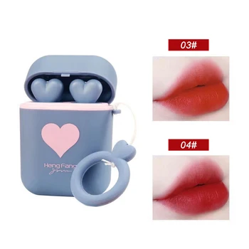 Mergina, Mielas, Švelnus Lūpų Matte Lūpų Dažų Saldus Lūpų Lazdos Kosmetikos Lengva Dėvėti Makiažas Laisvų Rankų Įranga Box Rinkinį Makeup Girl Dovanų Dėžutėje