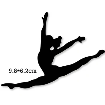 Metalo Pjovimo Miršta mergina šoka baleto 2020 Amatų Mirti pelėsių Trafaretas, 
