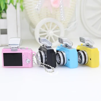 Mielas Kūrybos Mini Kameros LED Keychain su Žibintuvėlis Nuostabi Dovana Keychain Moterims/Vyrams Garso Maišelį Telefono Pakabukas