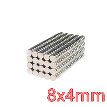 Mini Mažas N35 Apvalus Magnetas, 8x1 8x2 8x3 8x4 8x5 8x8 8x10mm Neodimio Magnetas Nuolatinis NdFeB Super Stiprūs, Galingi Magnetai