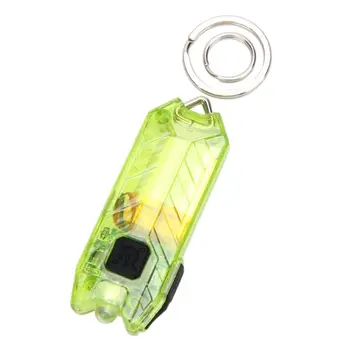 Mini Mini LED Keychain Žibintuvėlis Elektrinis Žibintuvėlis Nešiojamų USB jungtį Įkraunama 45LM 2 Rūšių Vamzdžių Kempingas Naktį Skaityti